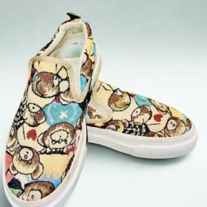 Bear-Print Style Sneaker – Thrift Edition