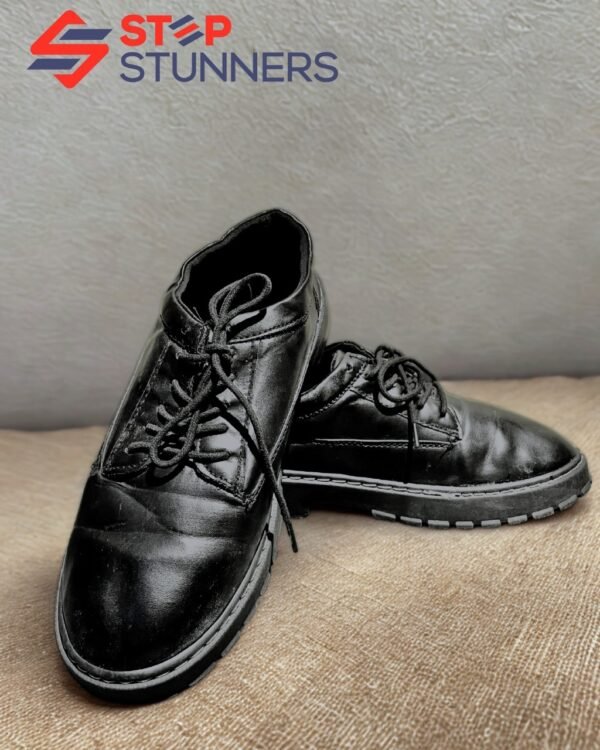 All-Black Utility Boot – Thrift Edition